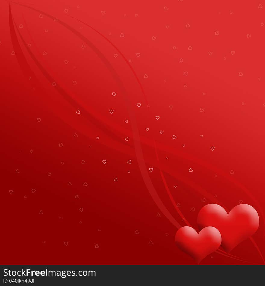 Valentines hearts background