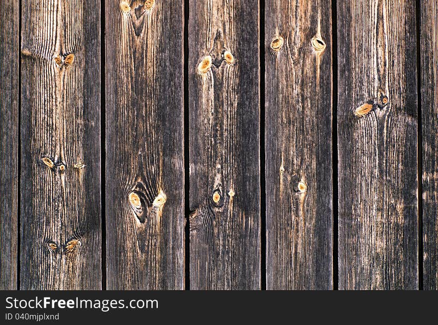 Abstract background of the old wooden walls.