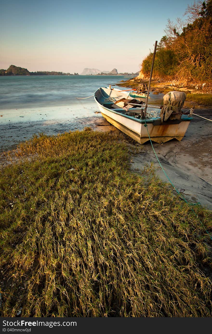 The Boat on the beach