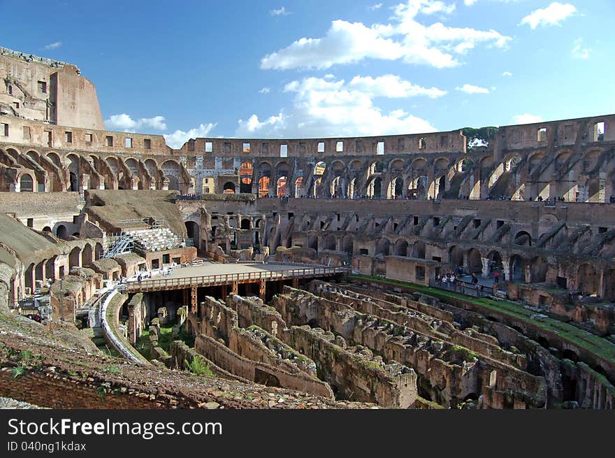 The Colosseum in Rome remains on of the cities most iconic and visitied landmarks