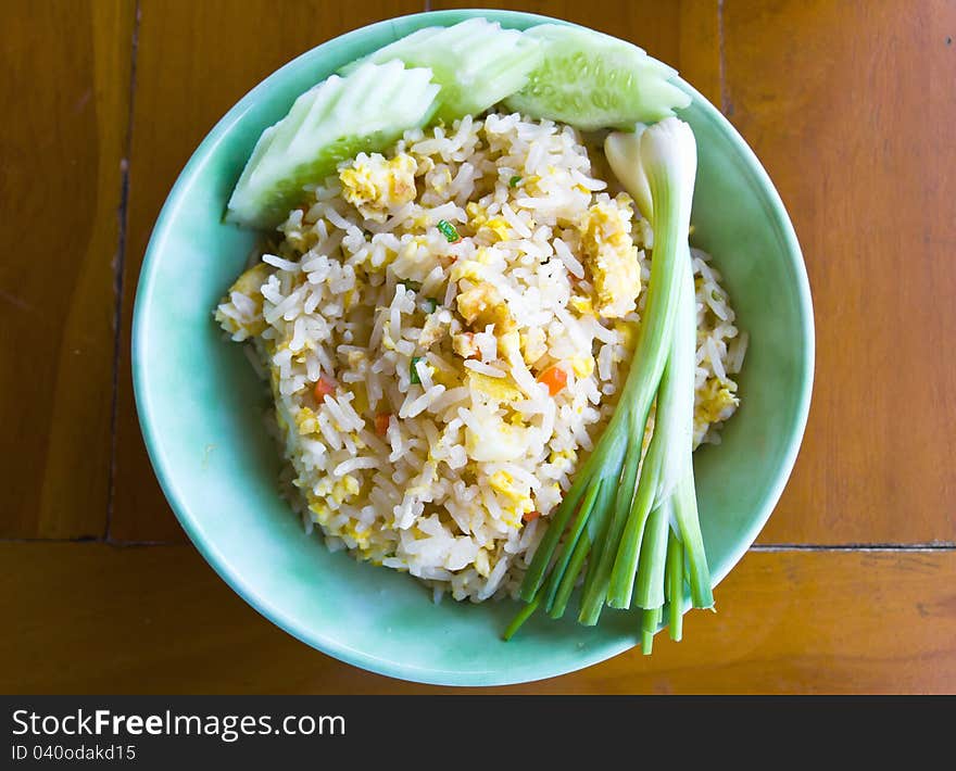 Thai food fried rice