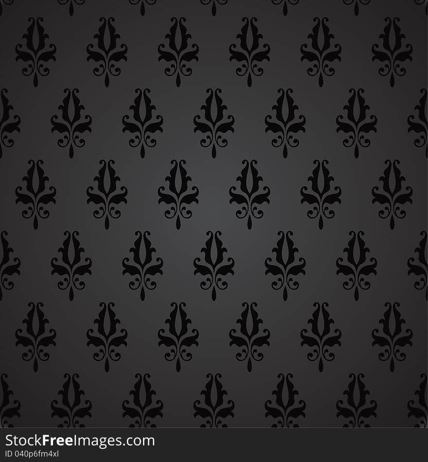 Elegant retro motif wallpaper design. Elegant retro motif wallpaper design