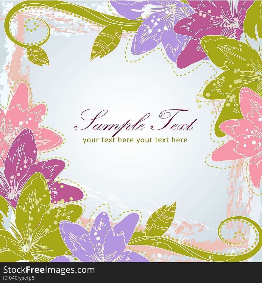 Flowers Greeting Card