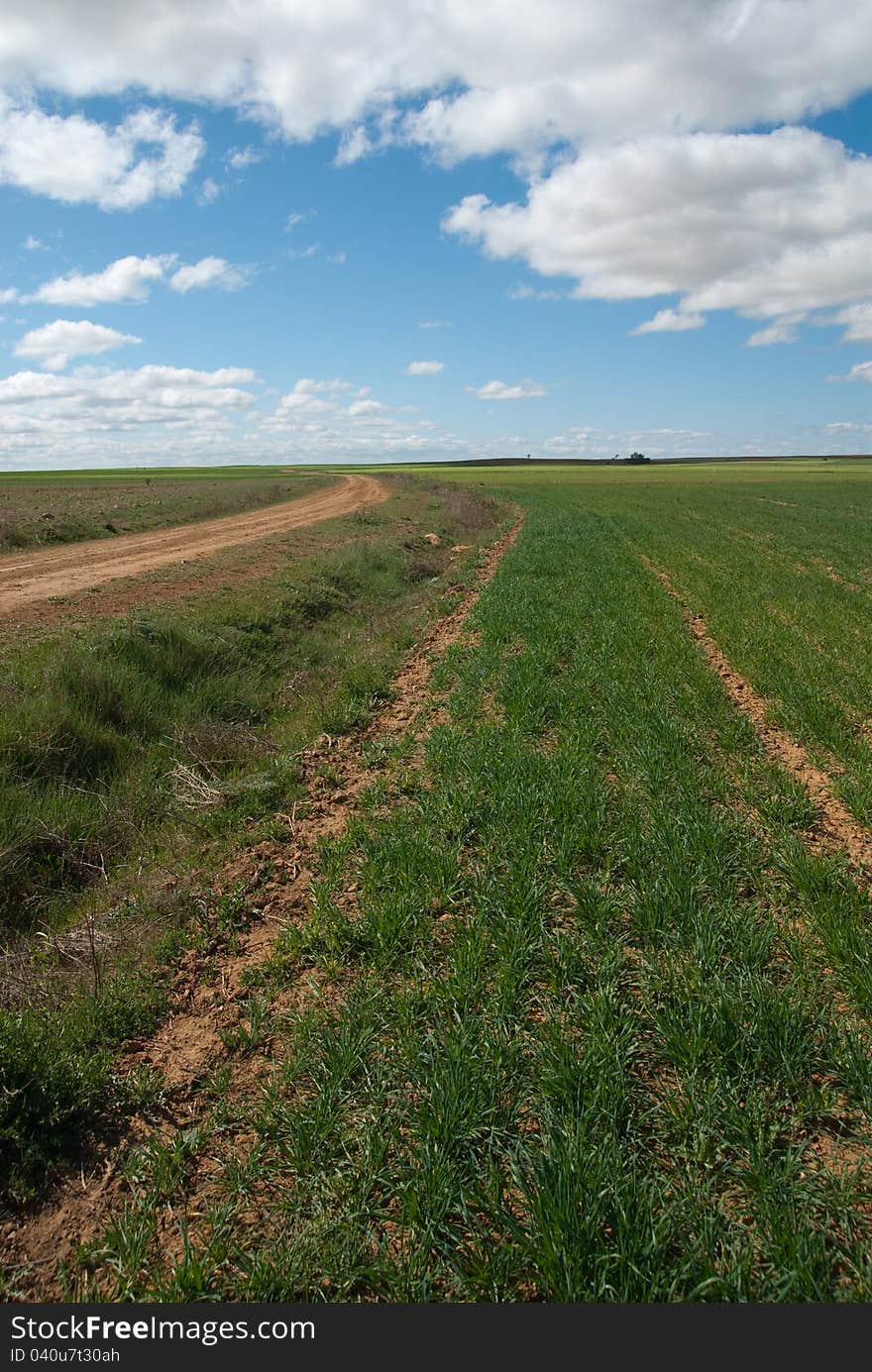 Arable Agricultural in central Spain. Arable Agricultural in central Spain