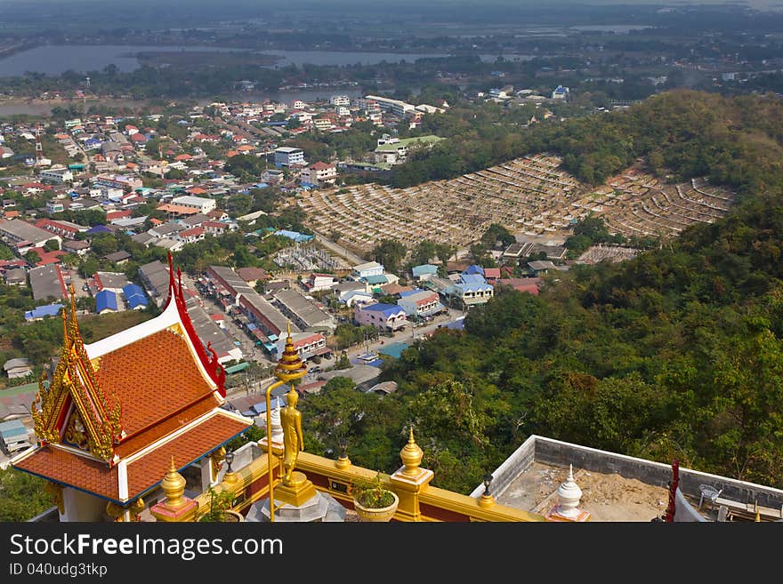 Chinese Cemetery In Thailand.