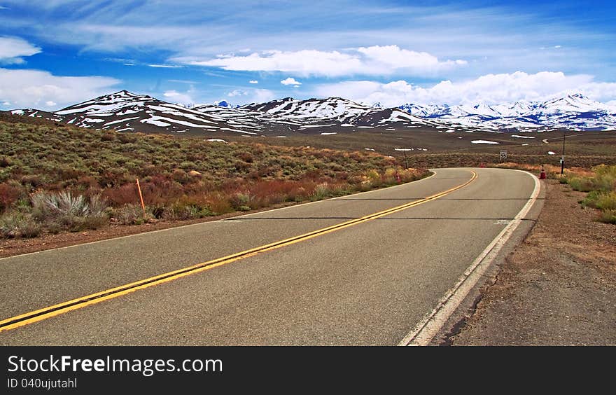 Road And Mountains