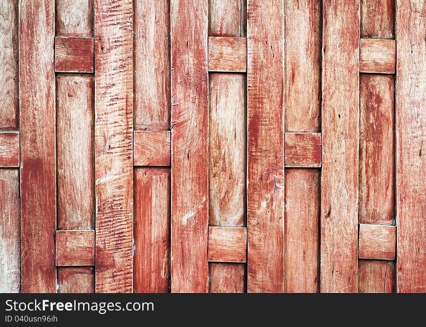 Pattern of old wooden wall texture background