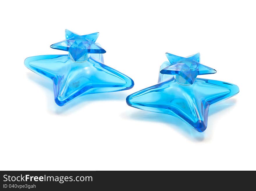 Blue star perfume bottle