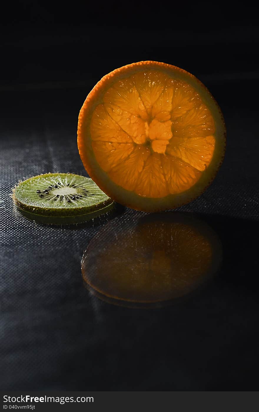 Orange Segments And Kiwifruit