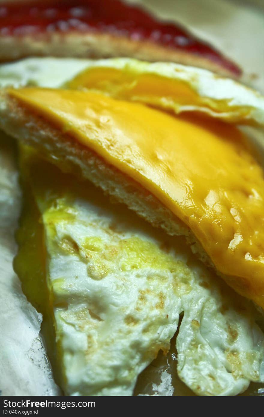 Egg and cheese sandwich