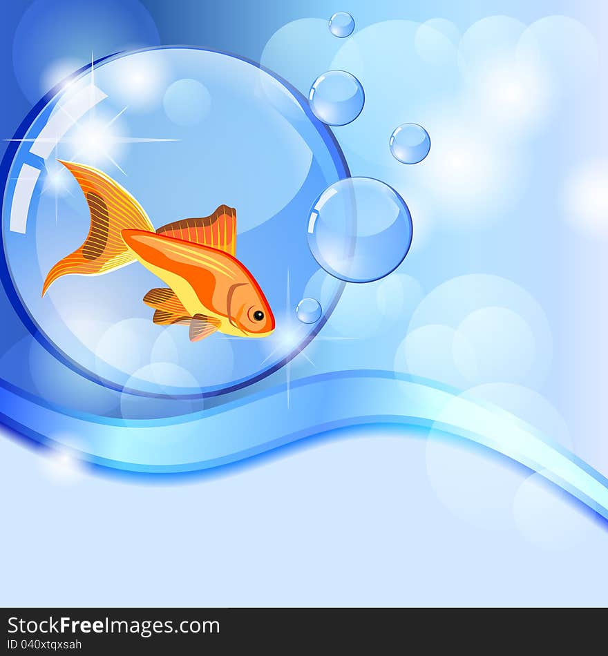 Fish in bubble