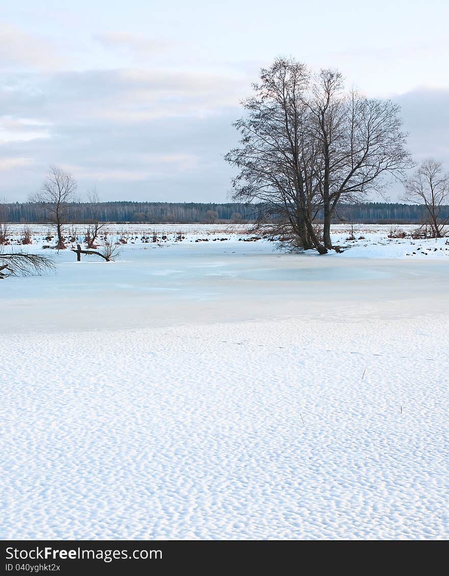 Sukhodrev river. Kaluga region. Russia. Sukhodrev river. Kaluga region. Russia