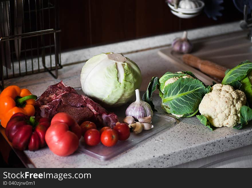 Ripe vegetables