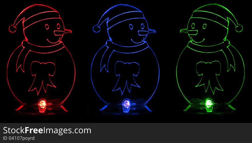 Luminous snowmen