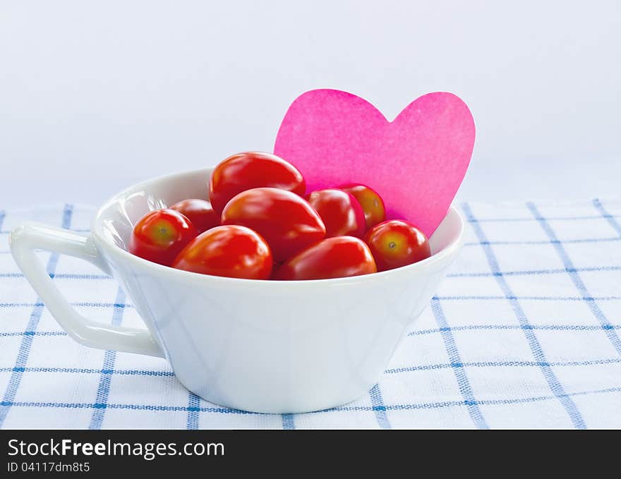 Cup Of Fresh Tomatoes