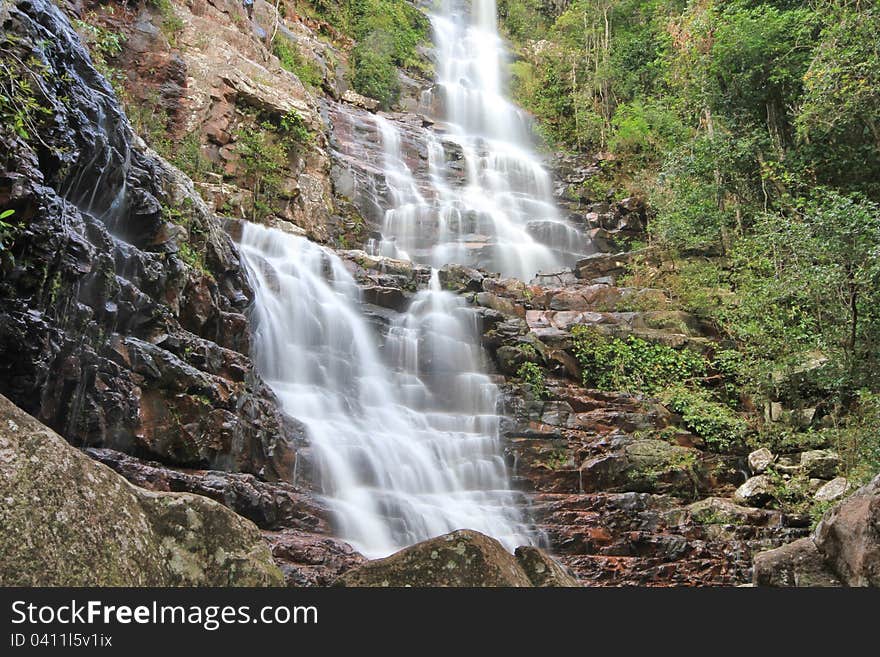 Waterfall closeup, Venezuela