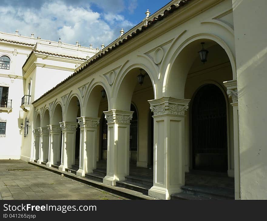 On the streets of Popayan. Colombia.