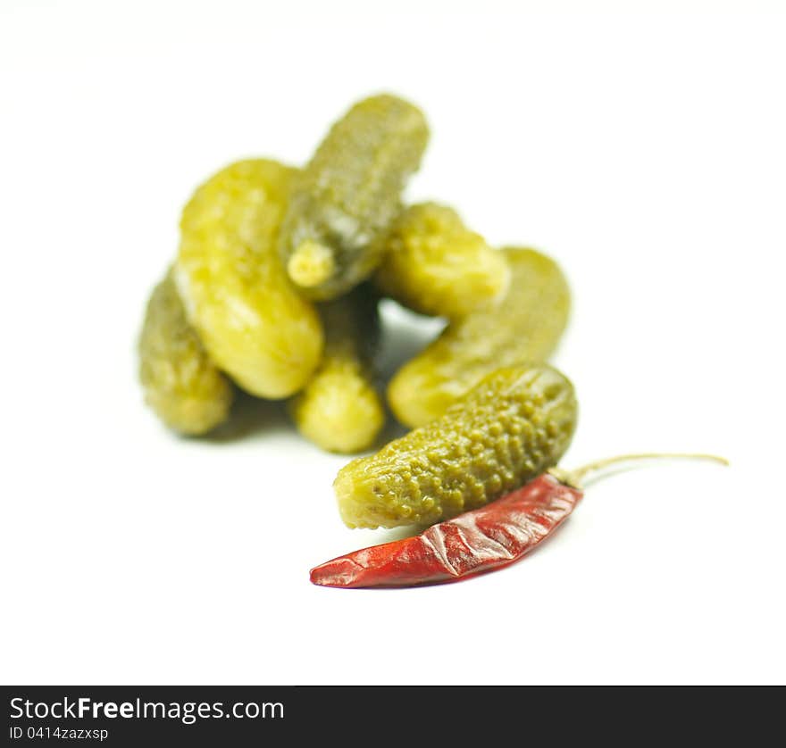 Marinaded cucumbers