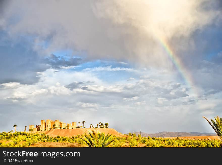 Rainbow over the Kasbah