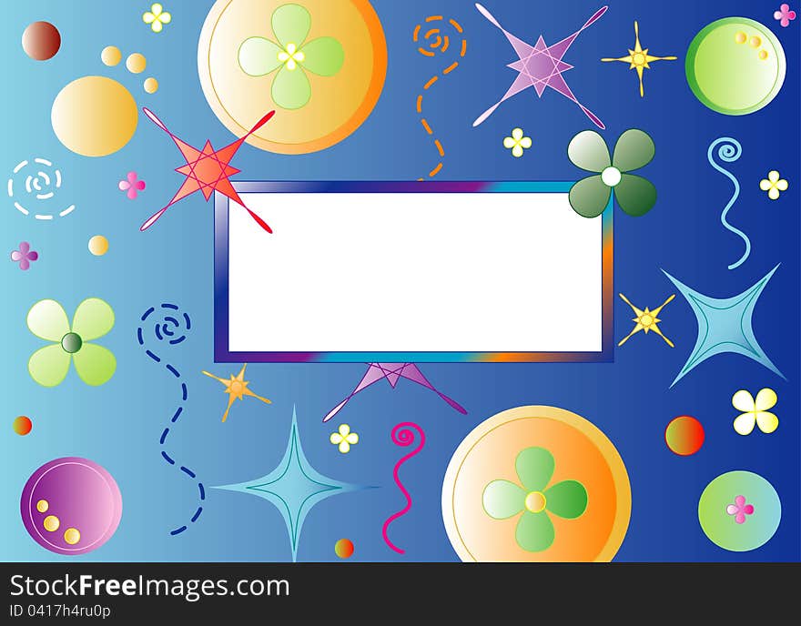 Happy colors background, frame for your text, jpg and vector. Happy colors background, frame for your text, jpg and vector