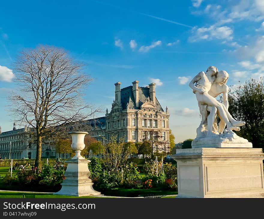 The Luxembourg Garden in Paris. The Luxembourg Garden in Paris