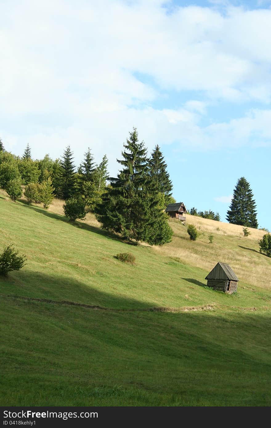 Mountains landscape from Bucovina, Romania. Mountains landscape from Bucovina, Romania