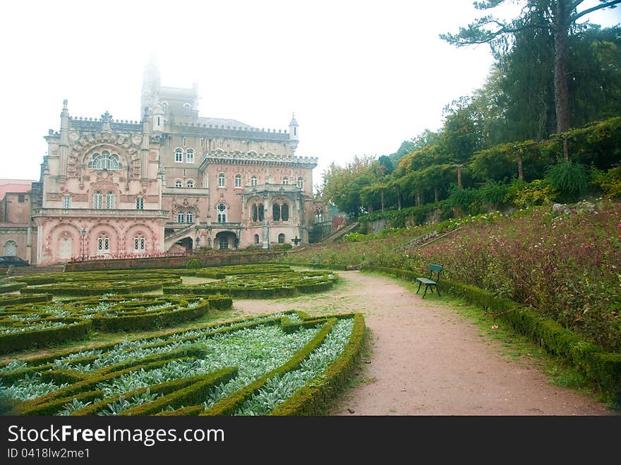 Garden and Palace of Buçaco, in Portugal. Garden and Palace of Buçaco, in Portugal