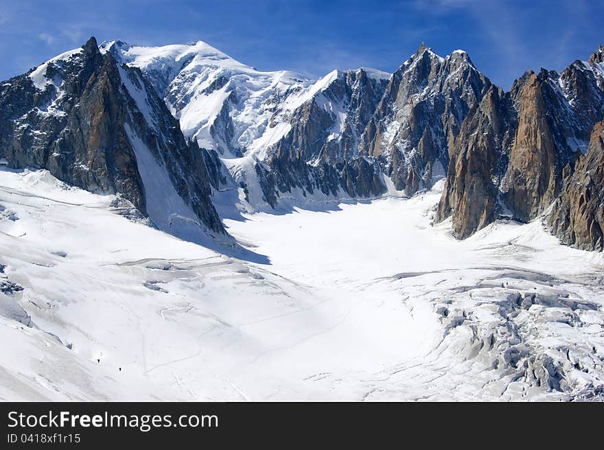 Italian Alps Mont Blanc