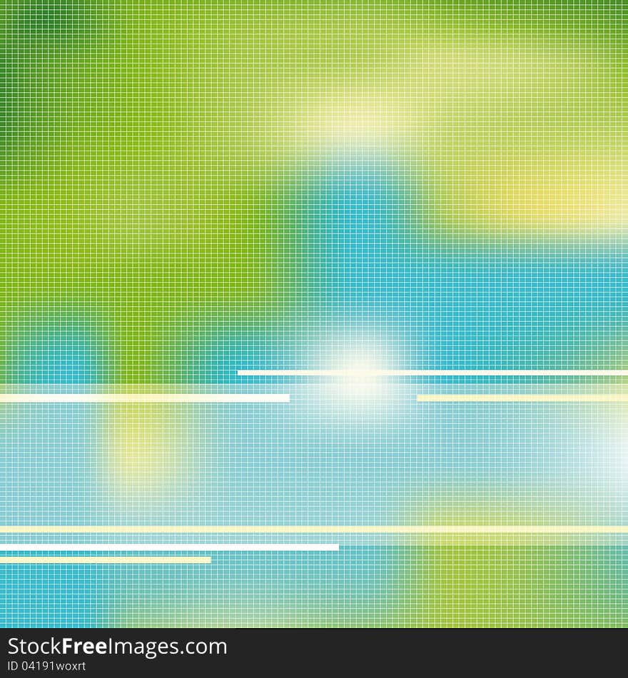 Green and blue light background. Green and blue light background