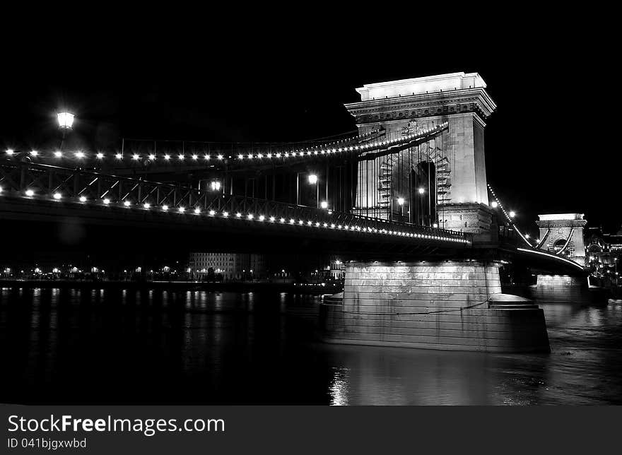 Szecheny bridge in Budapest