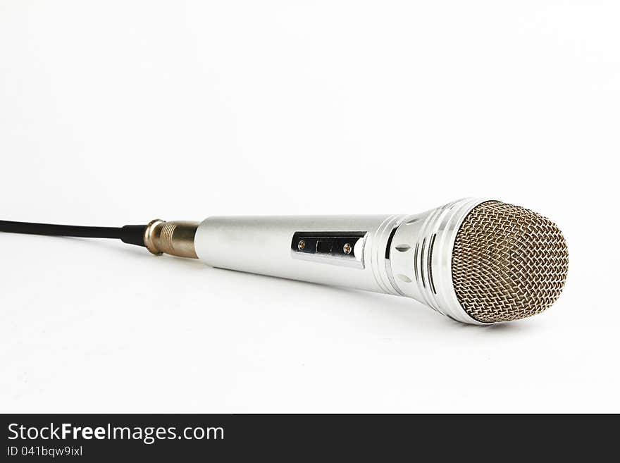 Microphone for Karaoke. Illustration on white background