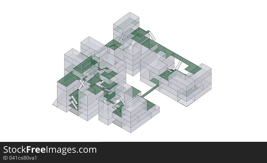 A conceptual architecture diagram about green architecture. A conceptual architecture diagram about green architecture.