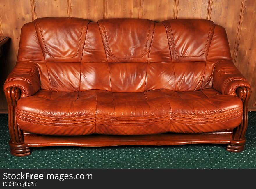 Leather sofa