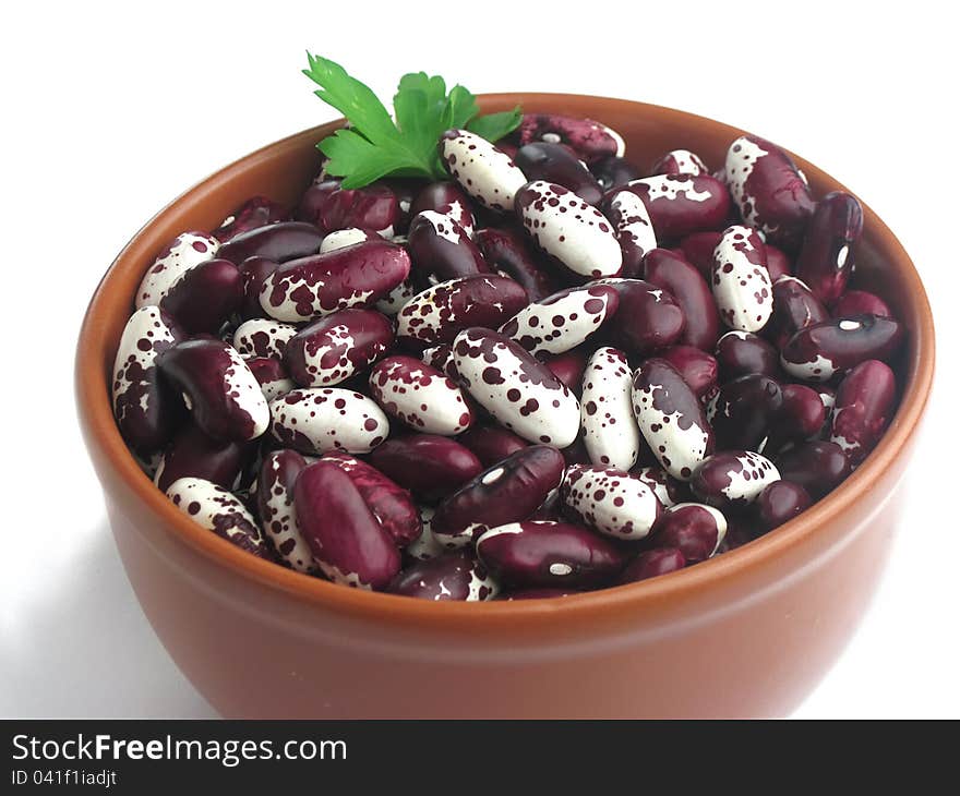 Beans on a plate