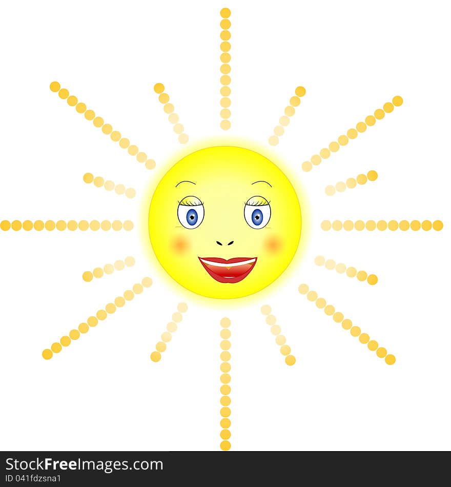 Smiling sun