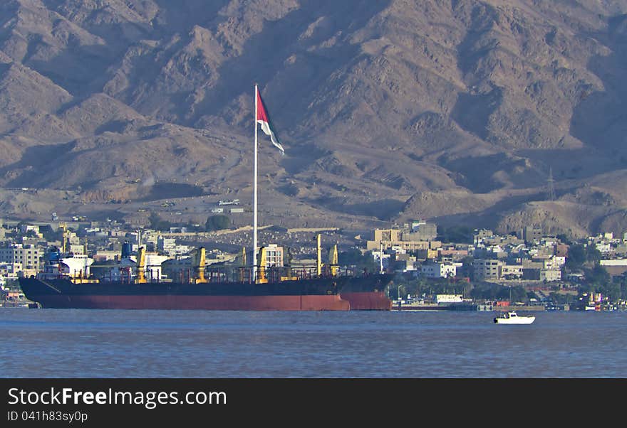 The Great Arab Revolt Flag, Aqaba, Jordan