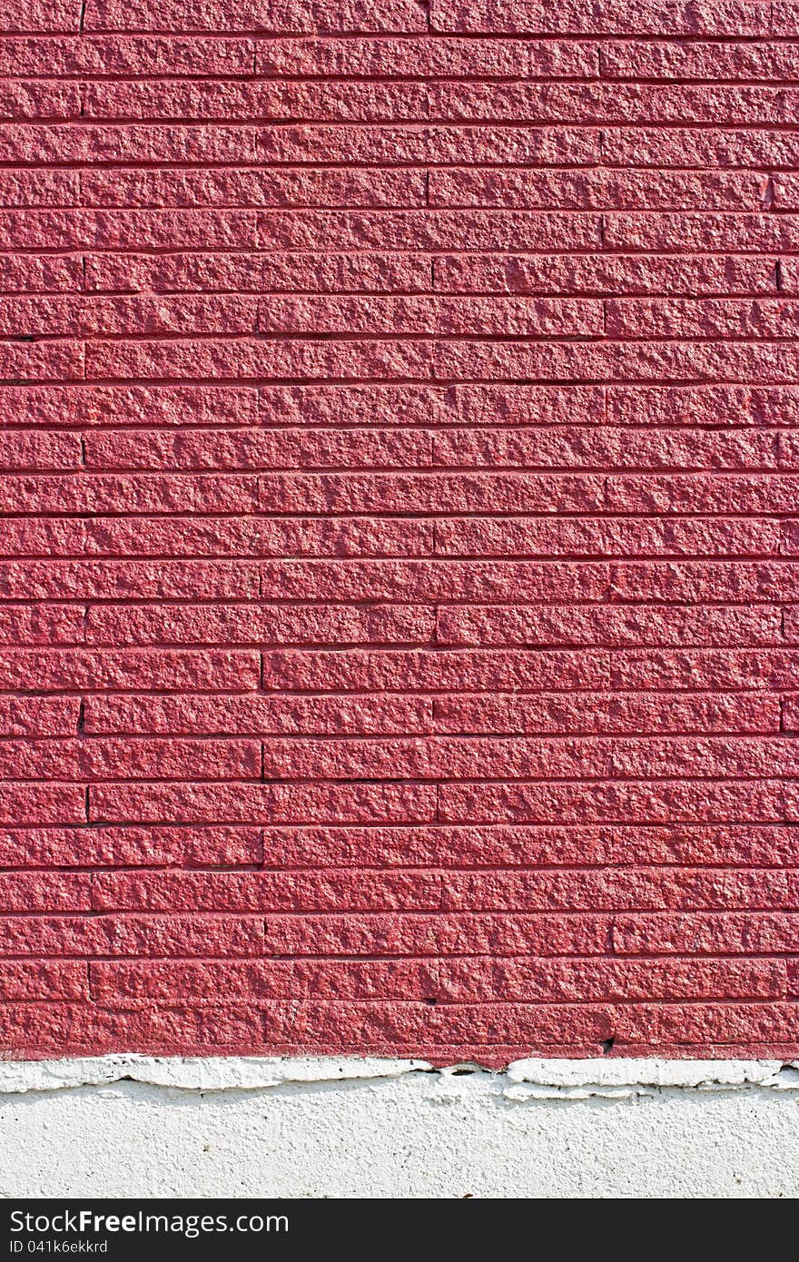 Red brick wall texture