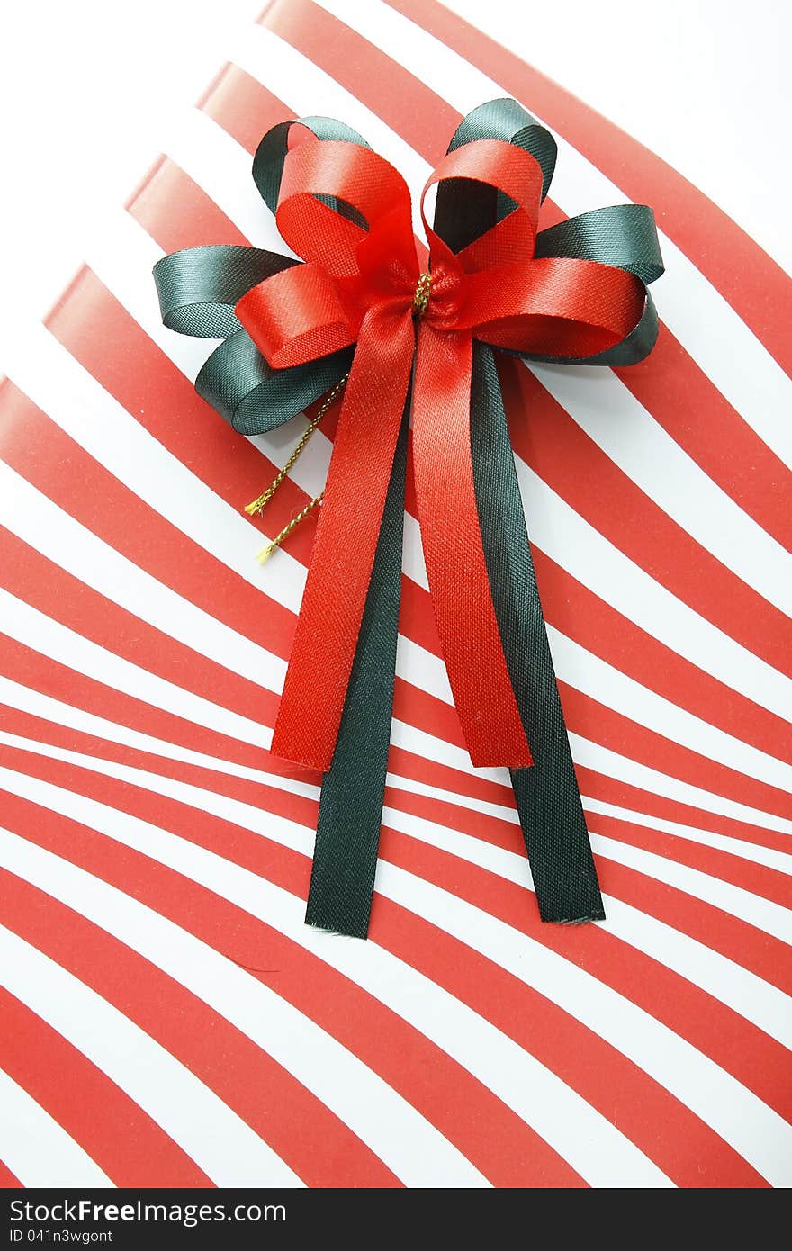 Gift box and Red ribbon