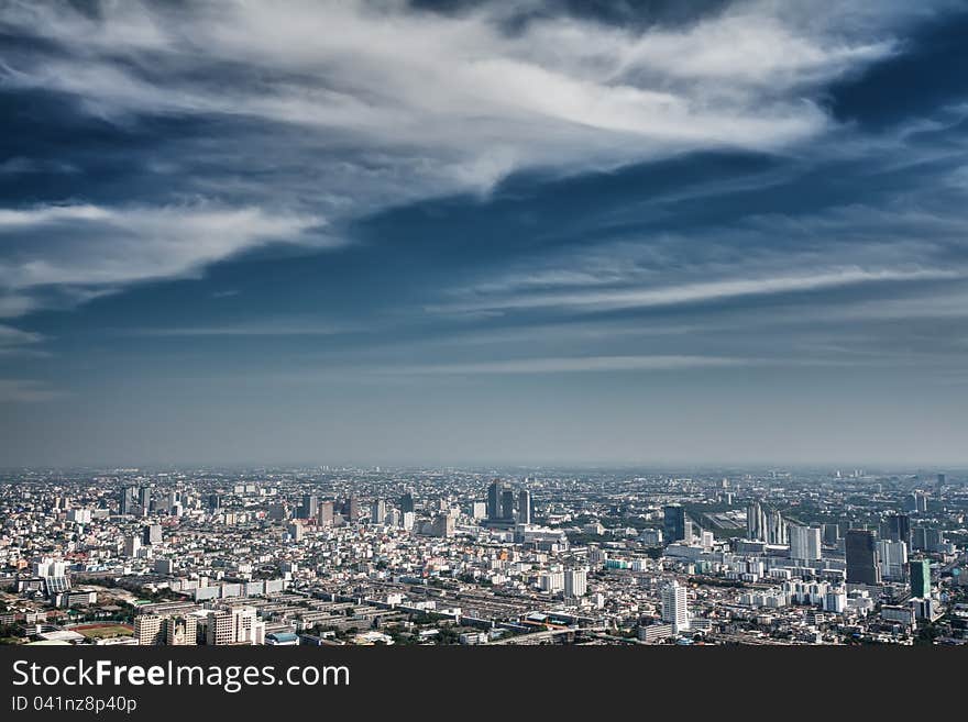 View of the daily Bangkok