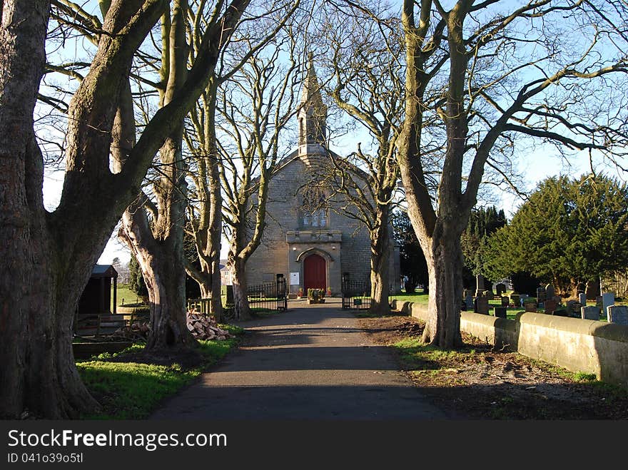 Road to Dalgety Bay Church