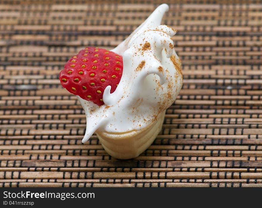 Strawberry Shortcake with Whipped Cream