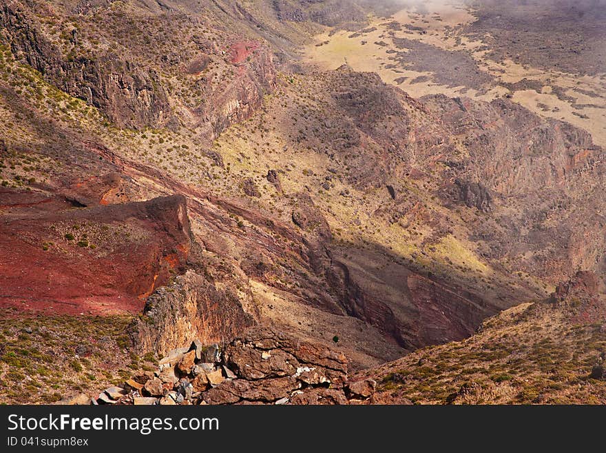 Haleakala Volcano and Crater Maui Hawaii