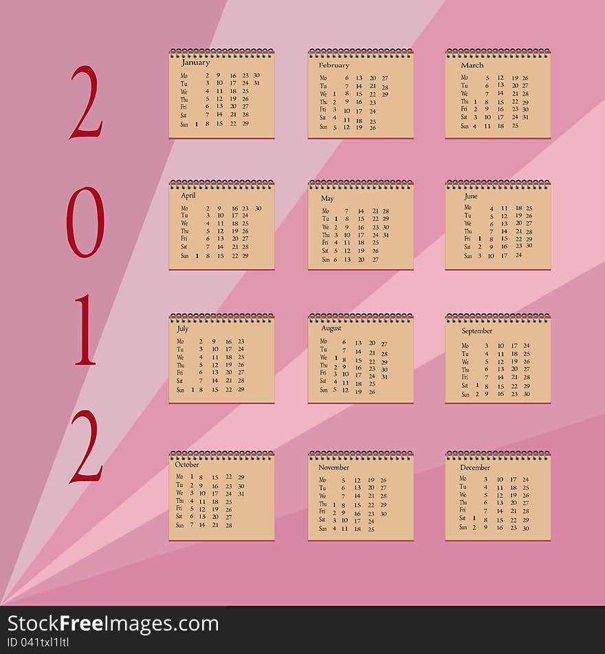 Calendar 2012