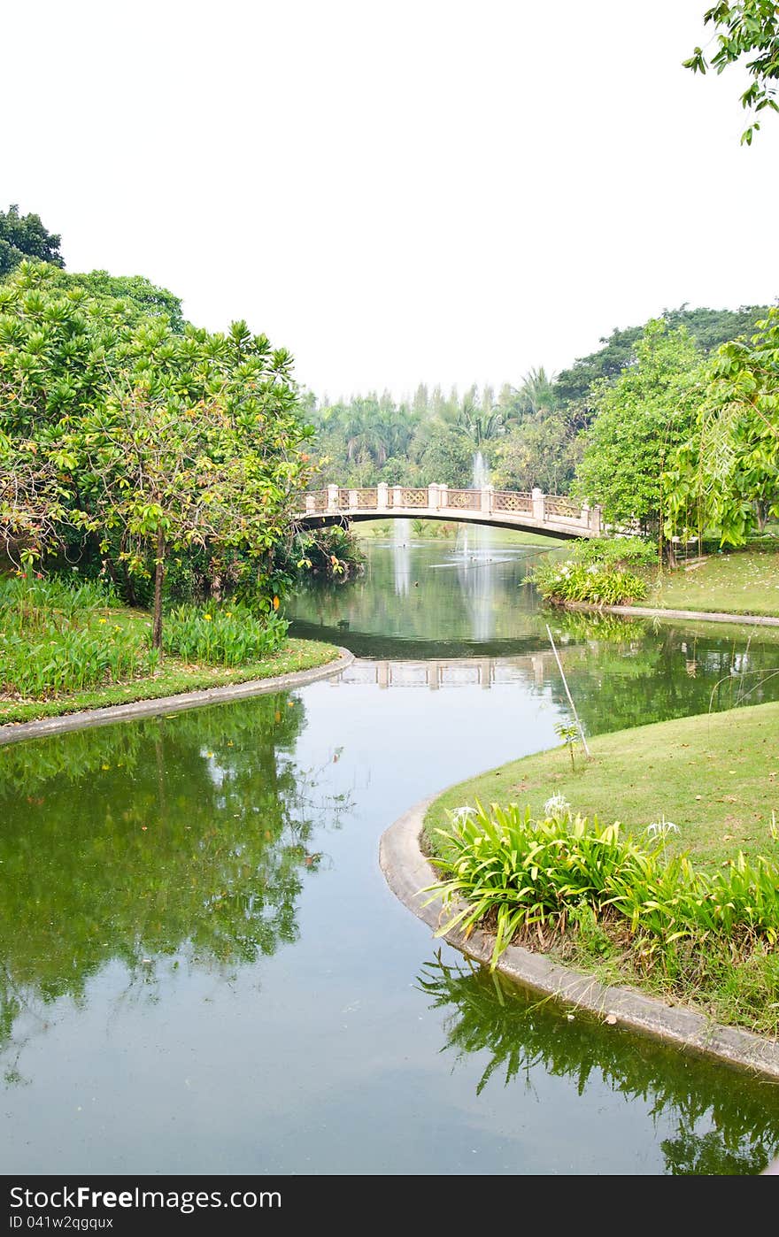 Bridge over the canal.