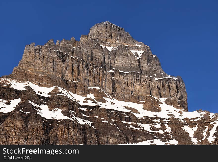 Canadian mountains near Lake Moraine