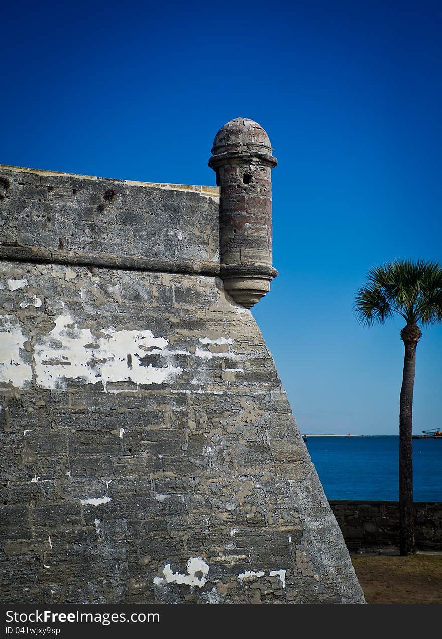 Castillo de San Marco in St Augustine, Florida