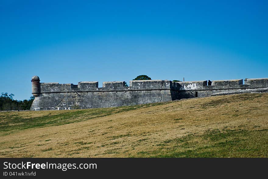 Castillo de San Marco in St Augustine, Florida