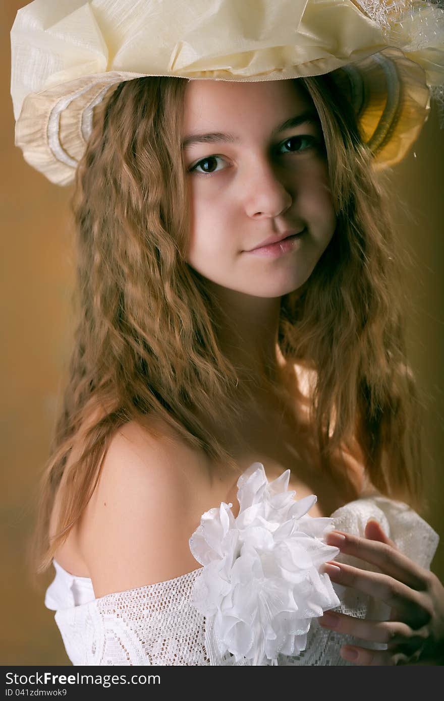 Artistic photo of beautiful young girl. Artistic photo of beautiful young girl