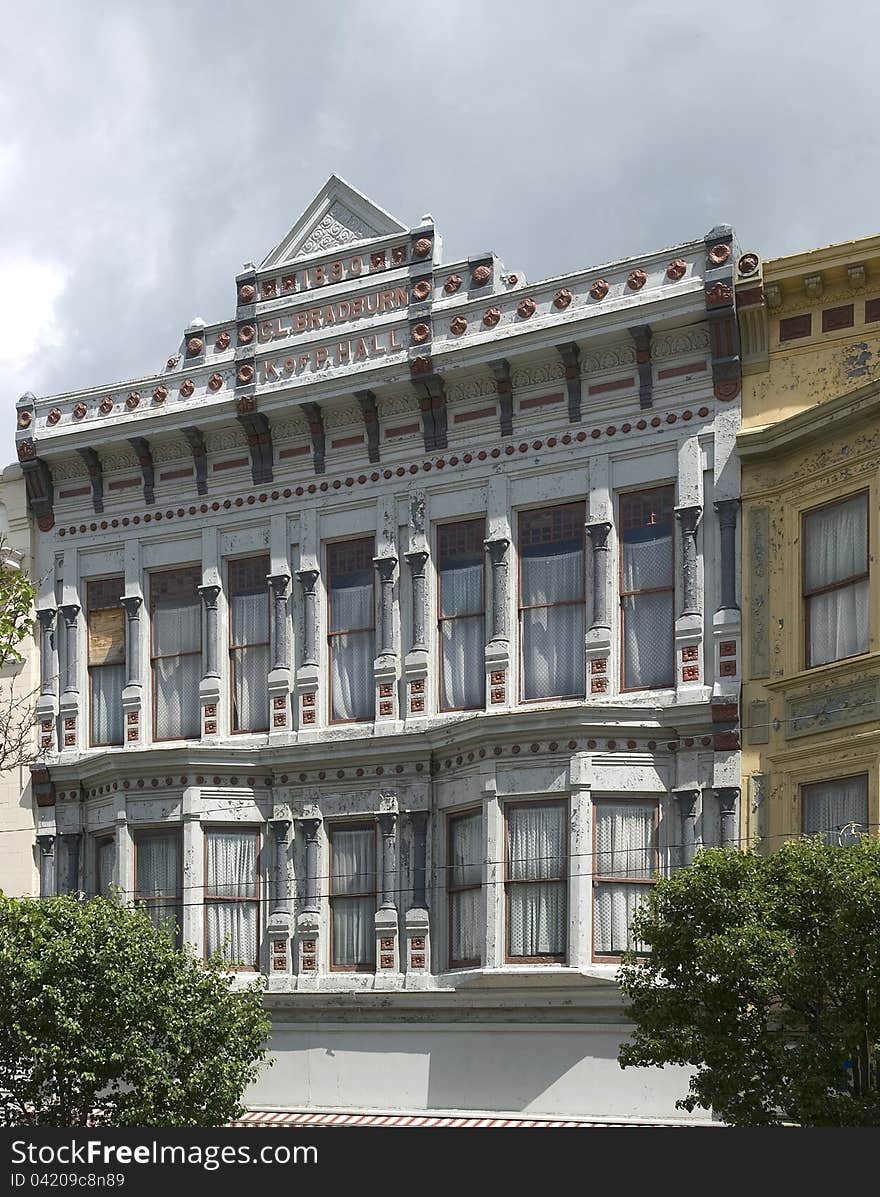 Detailed design of facade of 1890CL building in bradburn. Detailed design of facade of 1890CL building in bradburn