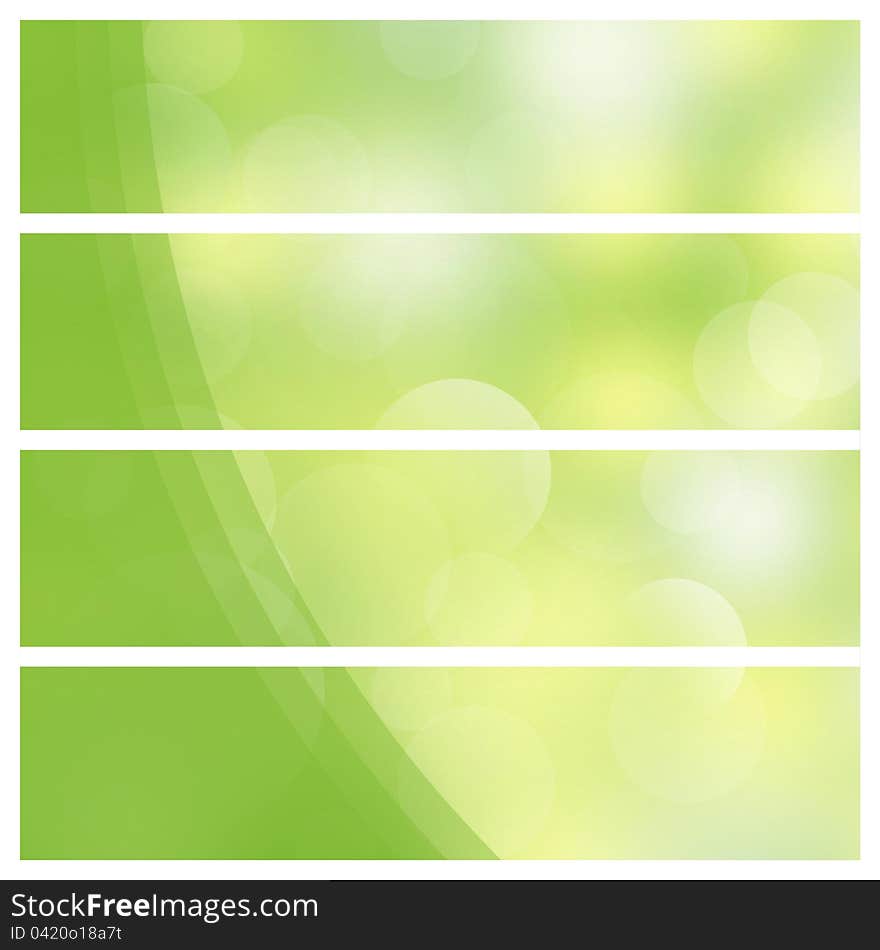 Green and yellow abstract illustration. Green and yellow abstract illustration